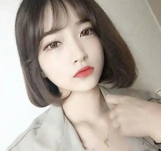 齐脸短发 碎薄刘海 太美腻了 o(╯□╰)o