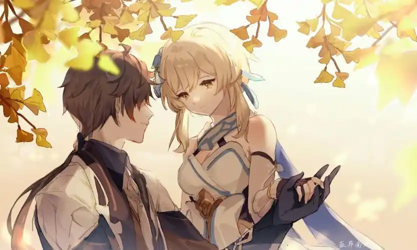 鍾蛍#zhongli(genshinimpact)#原神莹#原神钟离#zhonglumi#横图#2k