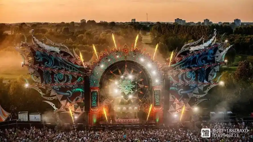 创意舞美 开启音乐节"夜游"之旅!