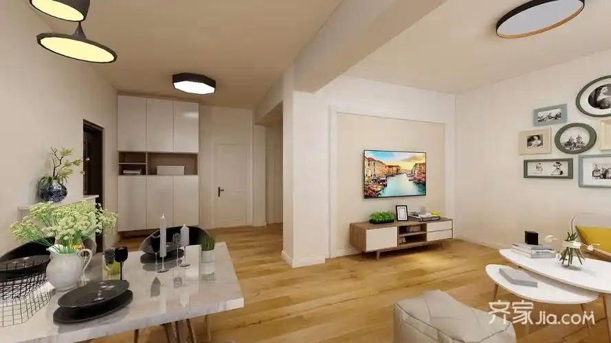 现代风格两室一厅