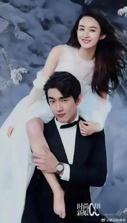 赵丽颖林更新婚纱照,太甜了!  他们可以三搭拍现代剧吗?好配!绝配!