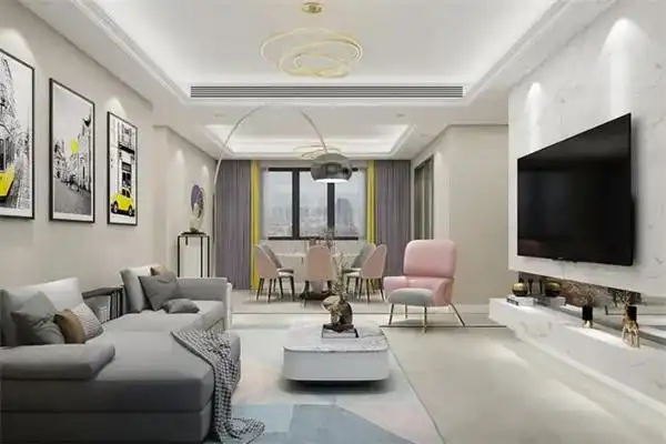 小户型90平二室一厅装修设计