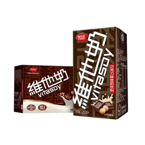 维他奶巧克力味豆奶250ml*16盒零食早餐营养植物蛋白奶饮料整箱