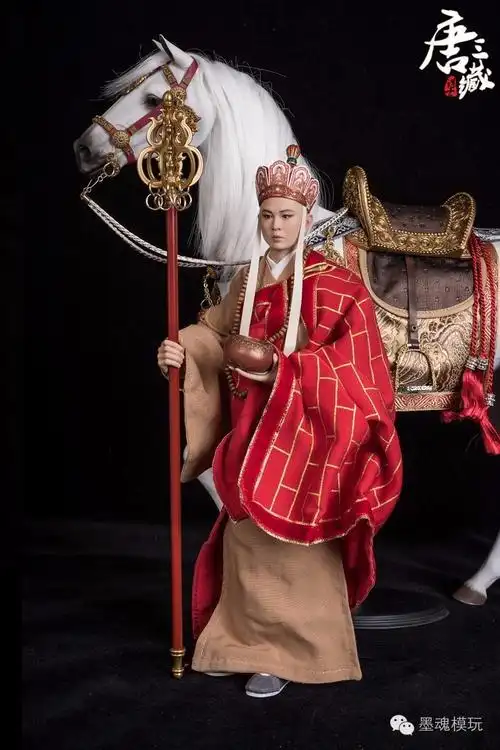 美图开箱inflamestoys16西游记唐僧唐三藏白龙马套装
