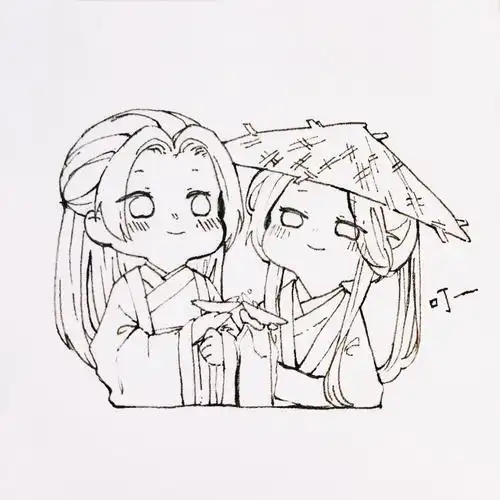 叮——_天涯客温客行周子舒q版同人绘画作品