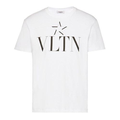 【包税】valentino 华伦天奴  男装 服饰 棉质logo印花圆领半袖 男士