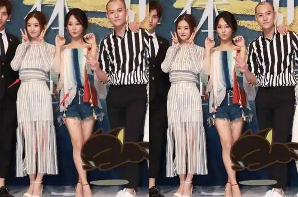 赵丽颖165cm,杨紫167cm,当两人站一起,差距全在腿上!_人气_身高_女神