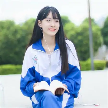 校服女生头像系列之端庄文雅青春插图6