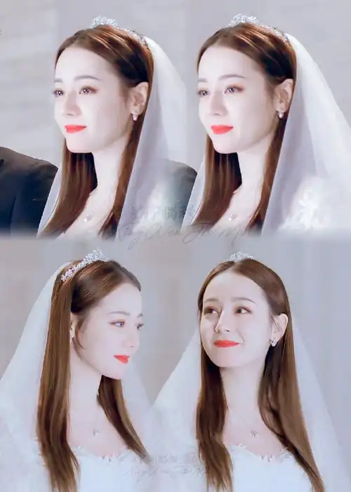 迪丽热巴超话周放结婚了,新郎不是我但我还是被姐的婚纱造型迷晕了!