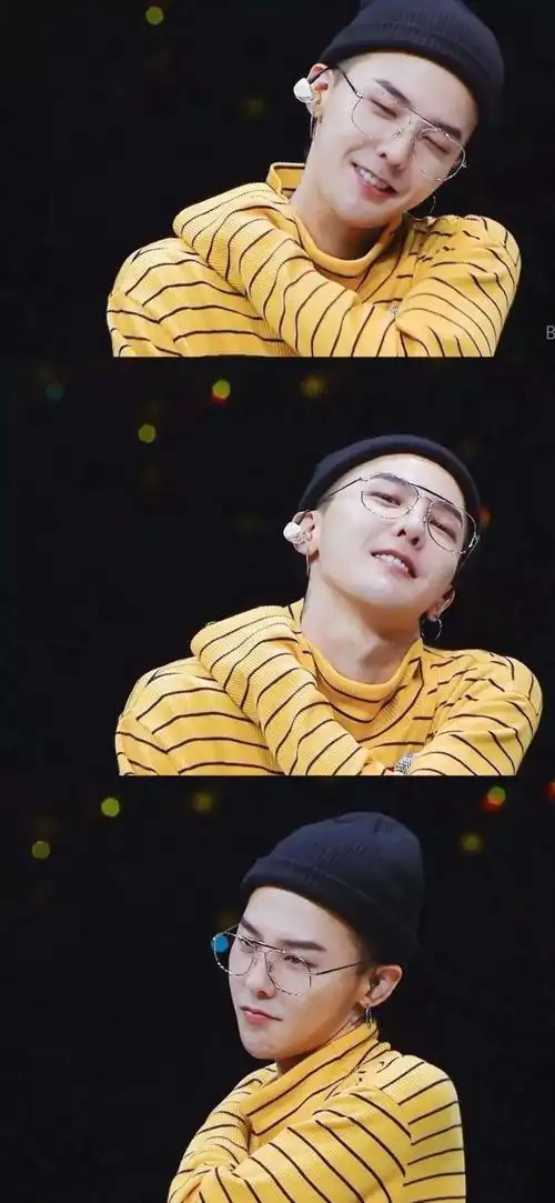 权志龙三格壁纸