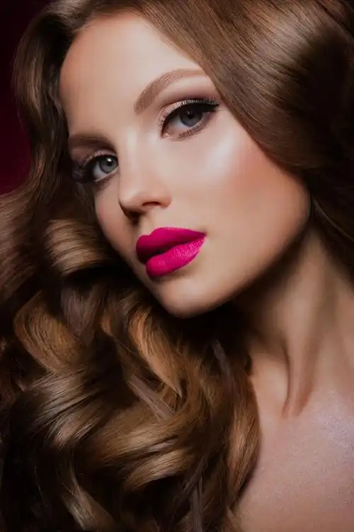 奢华的女性肖像完美的头发和化妆素材-高清图片-摄影照片-寻图免费