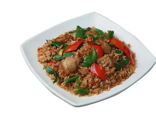 回锅肉炒饭图片