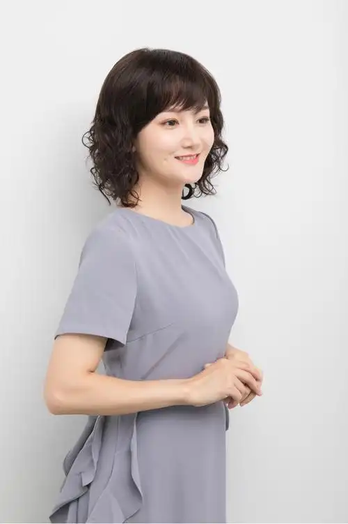 佰丝堂假发女长发中老年妈妈中长卷发全头套羊毛卷全真发发套真人发丝