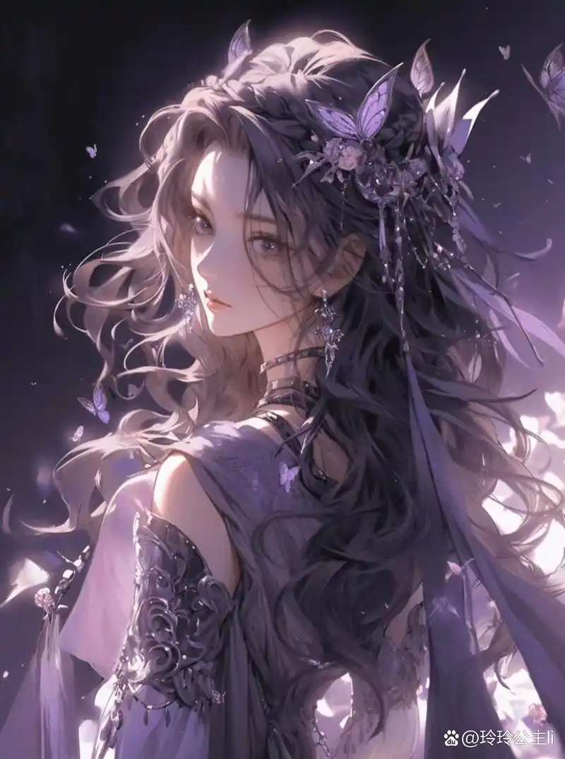 超级仙气好看的紫色头像,你值得拥有