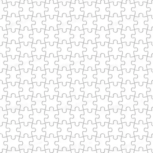 矢量白色智慧拼图底纹背景