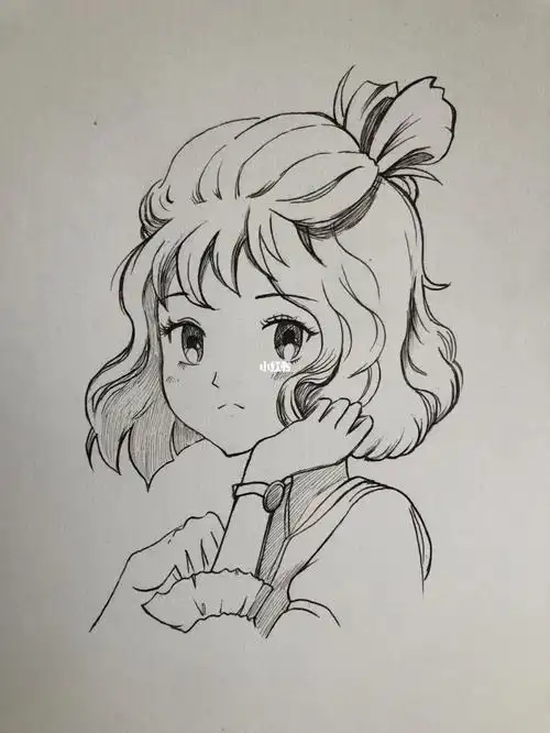 喜欢画动漫美女