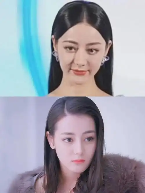 迪丽热巴今日活动复刻8年前克拉恋人里的高雯造型,黑长直大明星|法令