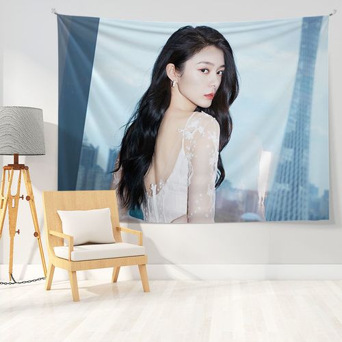 傅菁饭制背景布巨型海报卧室挂布宿舍必备床头墙布挂毯创造101