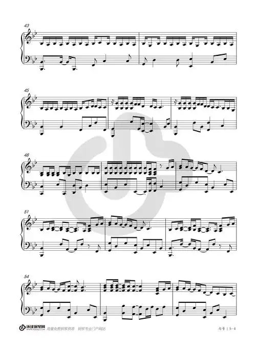 邓紫棋—《句号》钢琴版钢琴谱-邓紫棋句号钢琴谱-环球钢琴网