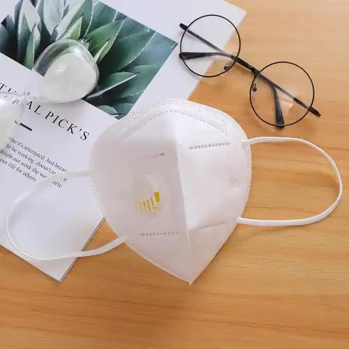 kn95口罩带呼吸阀n95囗罩透气一次性白色防尘面罩冬季防口水雾霾