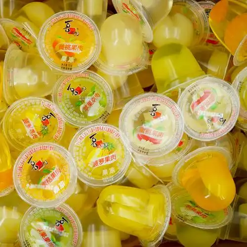 喜之郎果肉果冻5斤黄桃菠萝什锦锦蜜桔蜜苹果果冻