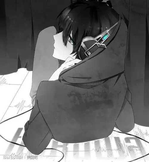 听歌头像男生动漫图片唯美图片