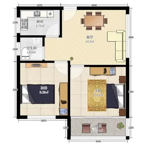 00㎡户型图户型图大全,装修户型图,户型图分析,户型图设计方案