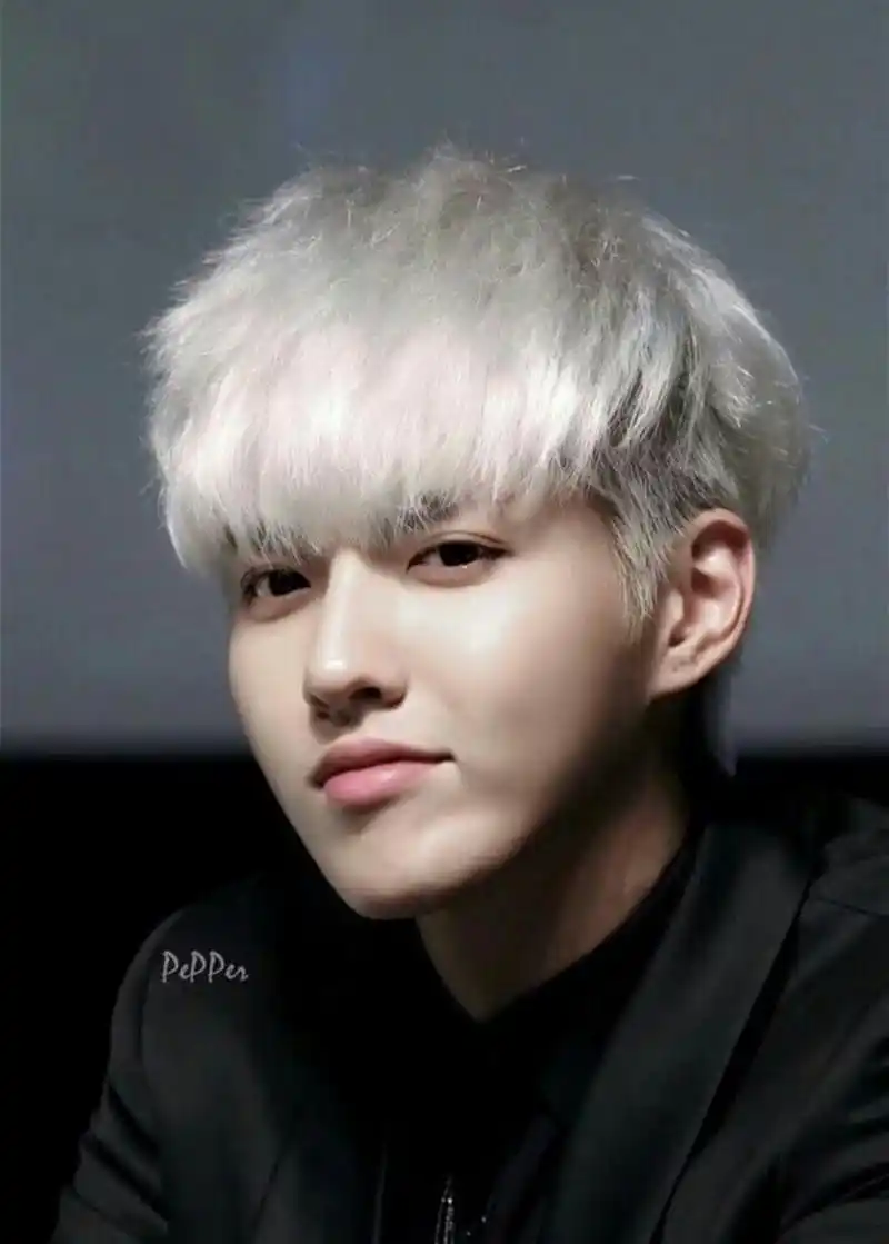 吴亦凡超喜欢银色发型