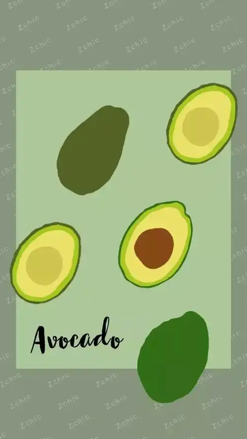 牛油果系绿色壁纸