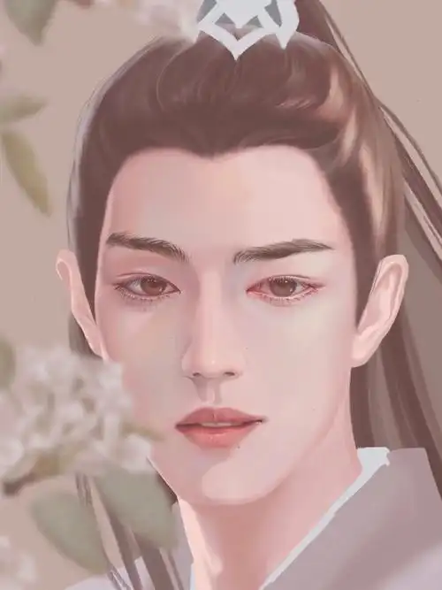 ipad画画玉骨遥肖战的时影过程图