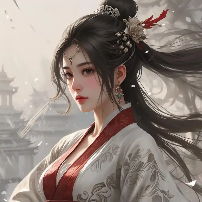 9815古风女将军头像97 探索古风女将军的霸气与柔情,这些头像带