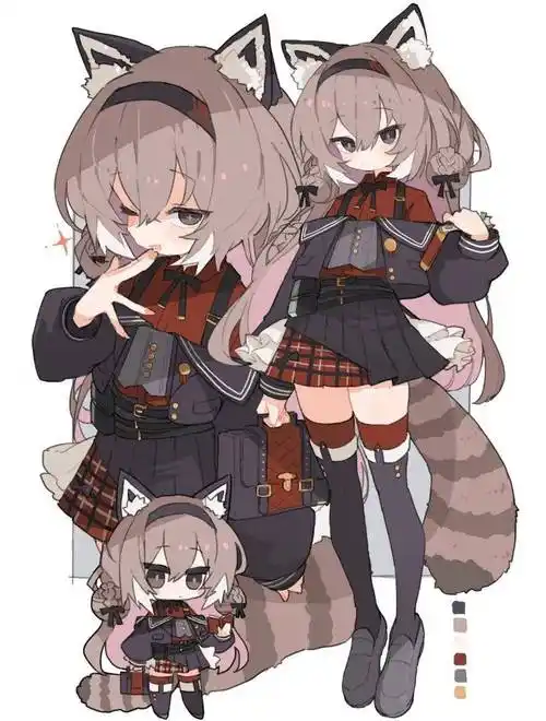 配色参考走一波!不可多得的二次元q版设计素材-7.game