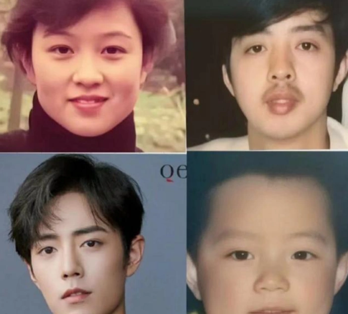 肖战遭质疑颜值非纯天然?当看到肖战父母照片时,果然是遗传的!