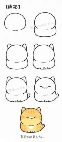 简笔画小猫简笔画小猫怎么画可爱