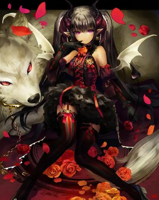 动漫二次元少女暗黑病娇系壁纸——站在光明的背立面,与黑暗为伍