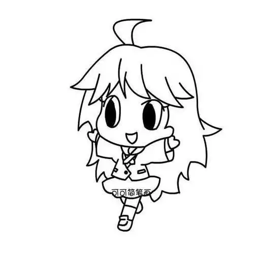 卡通人物简笔画版男孩 儿童动漫人物图片大全男生