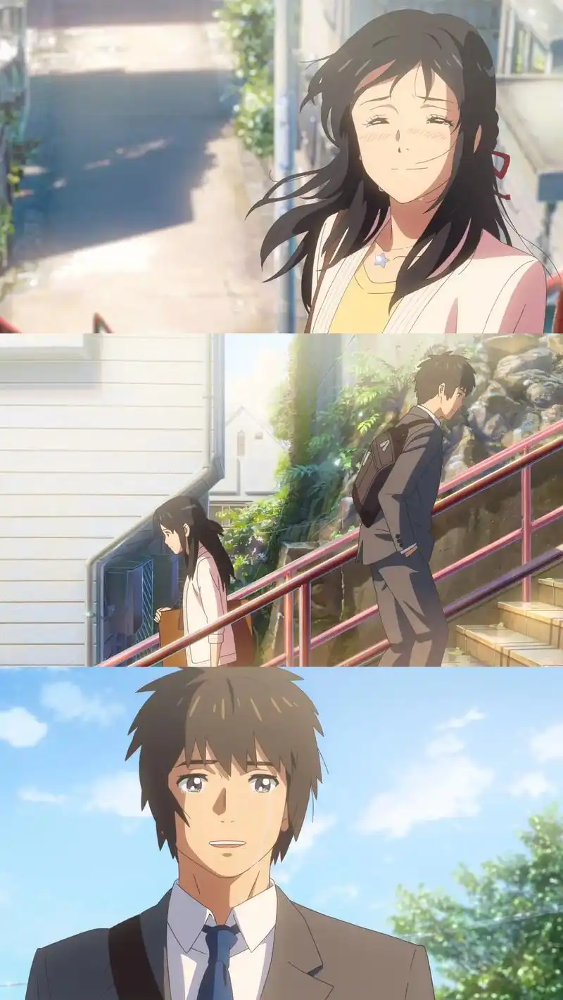 又刷了一遍你的名字,给大家分享几张自己做的壁纸#新海诚铃芽之 - 抖