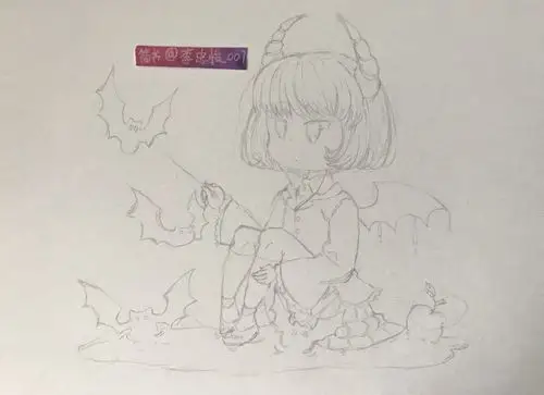 画の喃喃自语(179)—恶魔女孩