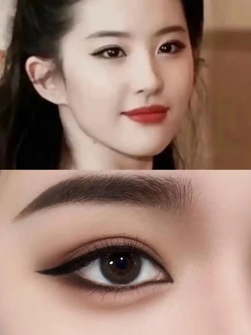 日常消肿还大眼 #图文热搜词创作任务 #刘亦菲 #烟熏妆 #眼妆分享