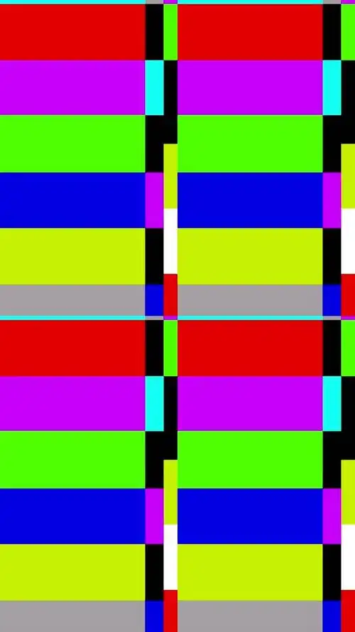 手机竖版无信号花屏