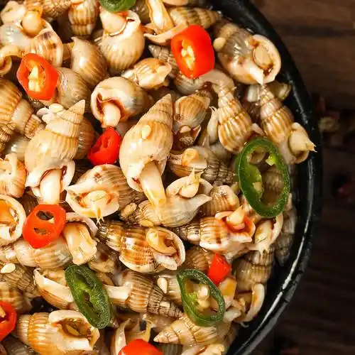 螺丝海鲜青岛海双儿家腌制海瓜子海新鲜麻辣甜辣即食贝类制品