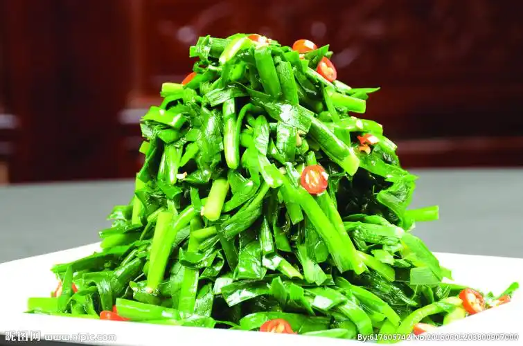 巧妇拌韭菜老虎菜图片