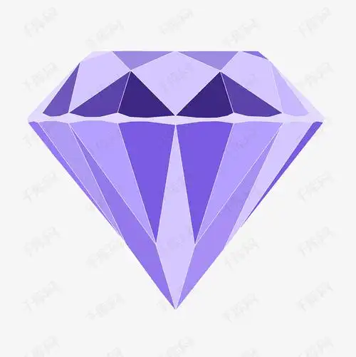 钻石卡通扁平风矢量图案装饰紫色情人节情侣恋人素材图片免费下载-千