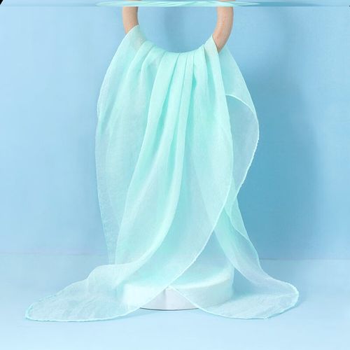 耀未来婴儿防风纱巾宝宝盖头外出防风丝巾出门盖布新生透明蒙面 g64