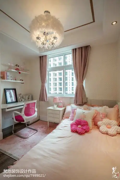 精美现代儿童房实景图片卧室现代简约卧室设计图片赏析
