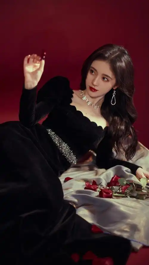 鞠婧祎复古潮流写真手机壁纸