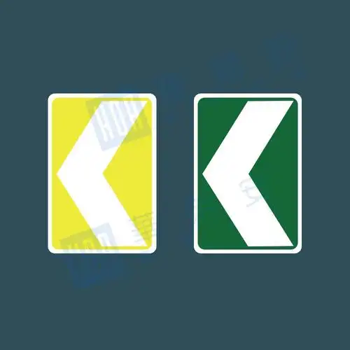 弯道诱导标志(全透)