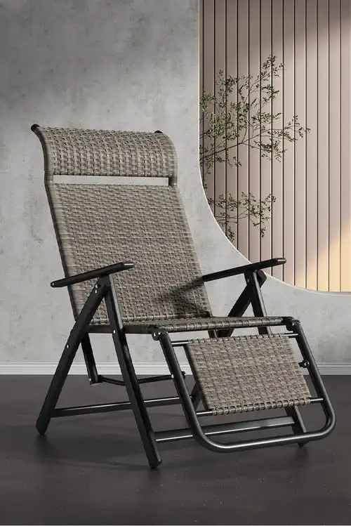 【旗舰自营】高品质滕条坐椅 躺椅午休折叠藤椅夏天老人专用阳台家用