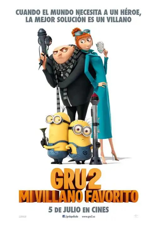 (英语:despicable me 2)是一部2013年上映的3d电脑动画电影