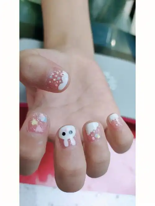 儿童美甲#美甲  #手绘美甲  #可爱美甲  #美甲手绘